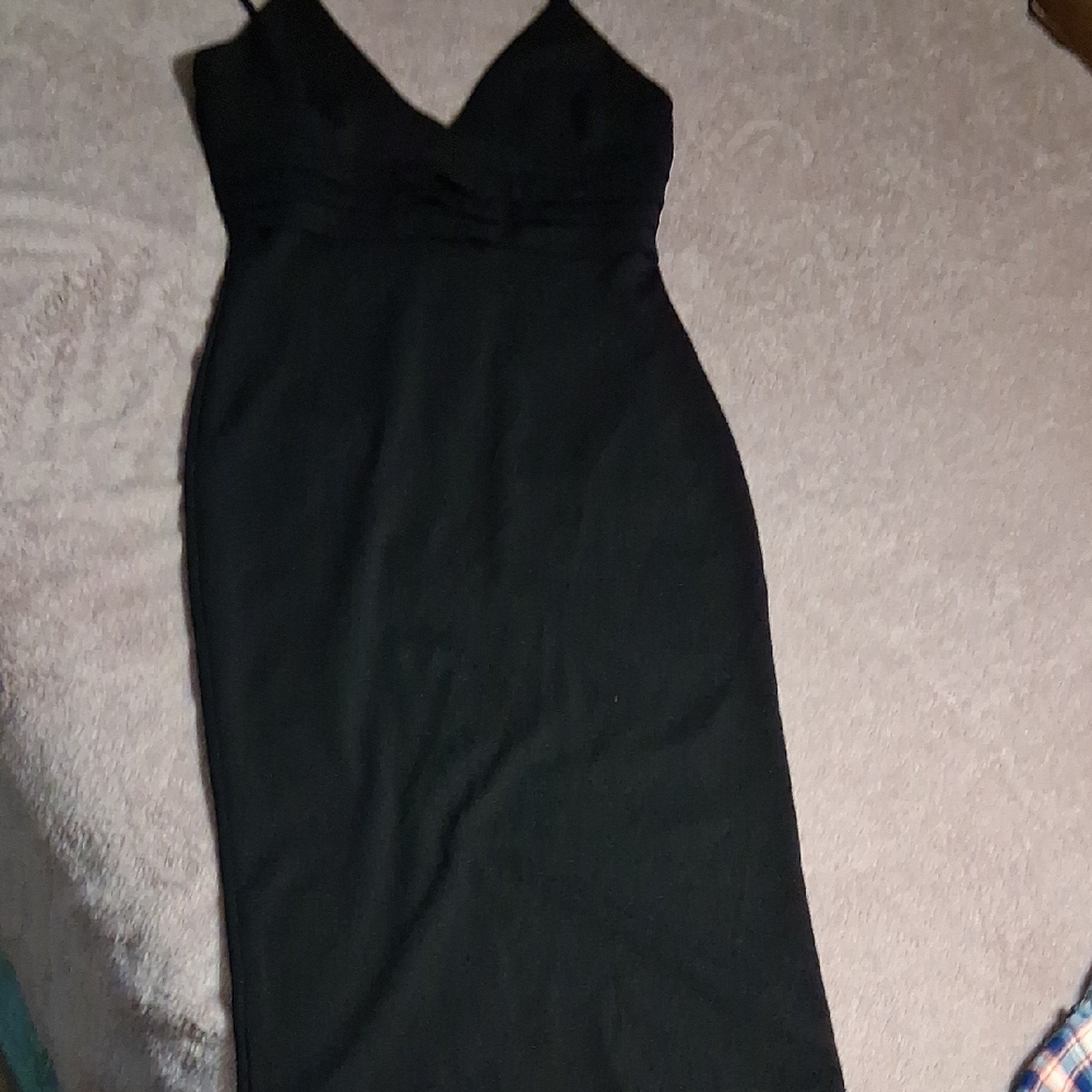 Original Use Elegant Black Strapless Dress
